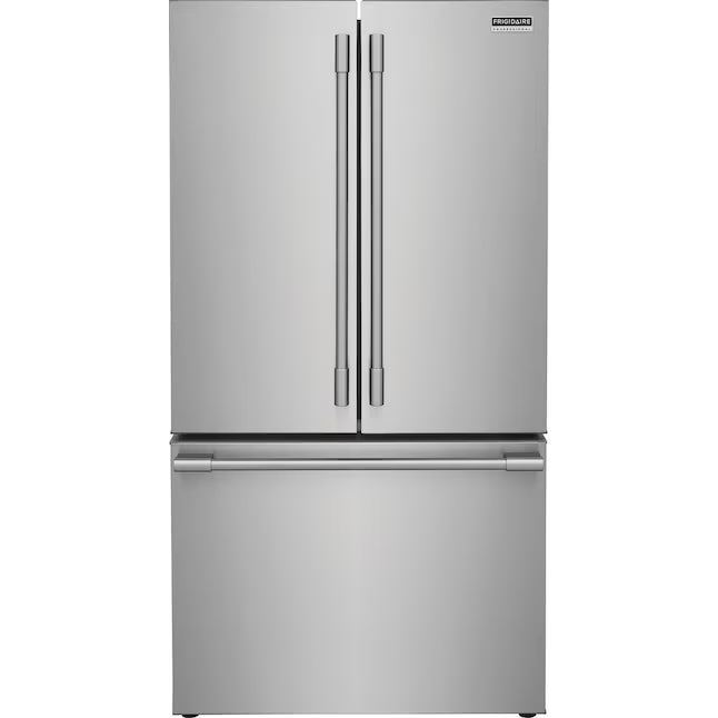 Frigidaire Professional Stainless Steel Counter Depth 3 Door French Door 23 Cu. Ft. Refrigerator with Adjustable Temperature Drawer and CrispSeal Plus Crispers 31132SD85 - PRFG2383AFC - Scratch and Dent (Minor)