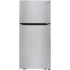 Pictures of LG 20 cu. ft. 30 Inch Wide Top Freezer Refrigerator in Stainless Steel 21SD02 - LTCS20020S - Scratch & Dent (Minor) - Neu Appliance Outlet - Discount Appliance Outlet in Austin, Tx