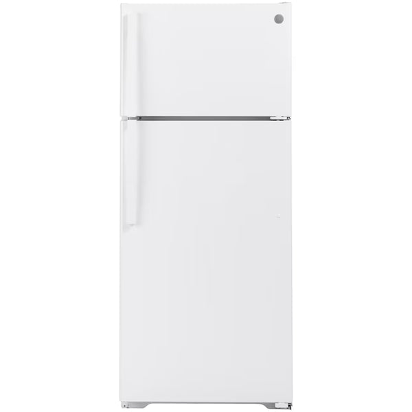GE® 17.5 Cu. Ft. Top-Freezer Refrigerator in White GE9909 - GTS18HGNRWW - New In Box
