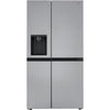 LG 23 cu. ft. Side-by-Side Counter-Depth Refrigerator with Smooth Touch Dispenser 21SD011 - LRSXC2306S - Open Box