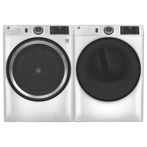 GE ENERGY STAR 4.8 cu. ft. Capacity Smart Front Load Washer with UltraFresh Vent System GFW550SSNWW - New in Box and GE ENERGY STAR 7.8 cu. ft. Smart Front Load Electric Dryer with Sensor Dry GE9866E - GFD55ESSNWW - New in Box