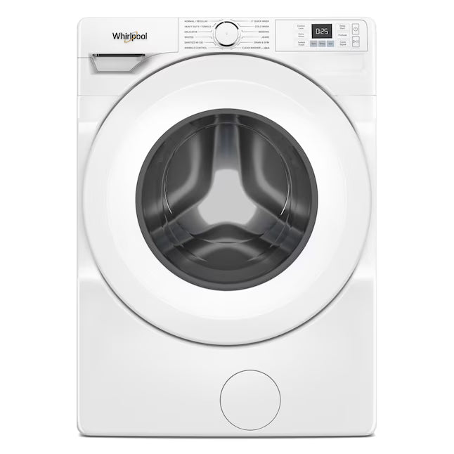Whirlpool White Front Load Energy Star 4.5 Cu. Ft. Washer with Tumble Fresh Option and Sanitize Cycle with Oxi 251318SD1341 - WFW4720RW - Scratch and Dent (Moderate)