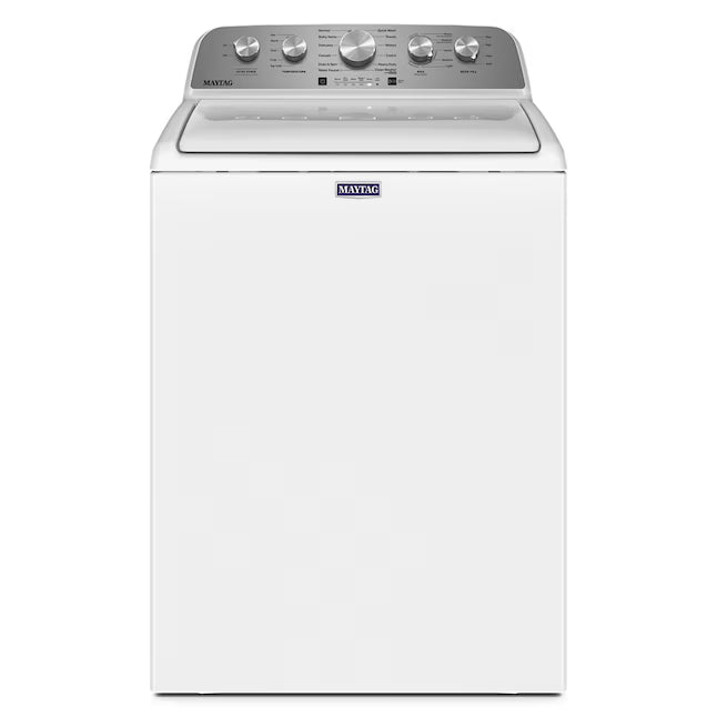 Maytag Top Load 4.5 Cu. Ft. Washer with Extra Power MVW5035MW - Scratch & Dent (Moderate) and Maytag Top Load 7.0 Cu. Ft. Electric Dryer with Wrinkle Prevent Phase 16223 - MED4500MW - Scratch & Dent (Minor)