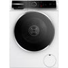 Pictures of Bosch 500 Series 24 in. 2.4 cu. ft. Stackable Front Load Compact Washer in White WGB24600UC - Open Box and Bosch 500 Series 4-cu ft Stackable Ventless Electric Dryer with Steam Cycle in White 16233 - WQB245B0UC - Scratch & Dent (Moderate) - Neu Appliance Outlet - Discount Appliance Outlet in Austin, Tx