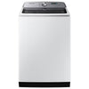 Pictures of Samsung 5.2 cu. ft. Large Capacity Smart Top Load Washer with Super Speed Wash in White WA52DG5500AW - Open Box and Samsung White Smart Electric 7.4 Cu. Ft. Dryer with Sensor Dry and Steam Sanitize+ 16212 - DVE52A5500W - Scratch & Dent (Minor) - Neu Appliance Outlet - Discount Appliance Outlet in Austin, Tx