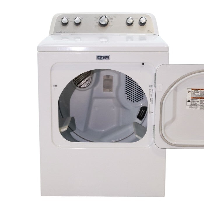 Maytag 4.2 Cu. Ft. Capacity Top Load Washer in White MTW4205SW - Scratch & Dent (Minor) and Maytag Extra Large Vented Electric Dryer in White 15033 - MEDX655DW - Certified Refurbished