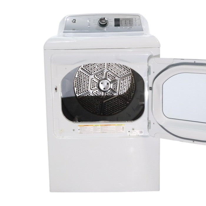 GE White Top Load 4.0 Cu. Ft. Capacity Washer with Stainless Steel Wash Basket GTW325ASWWW - New in Box and  GE ENERGY STAR 7.4 cu. ft. Capacity Aluminized Alloy Drum Electric Dryer with Sensor Dry  15034 - GTD65EBSJWS - Certified Refurbished