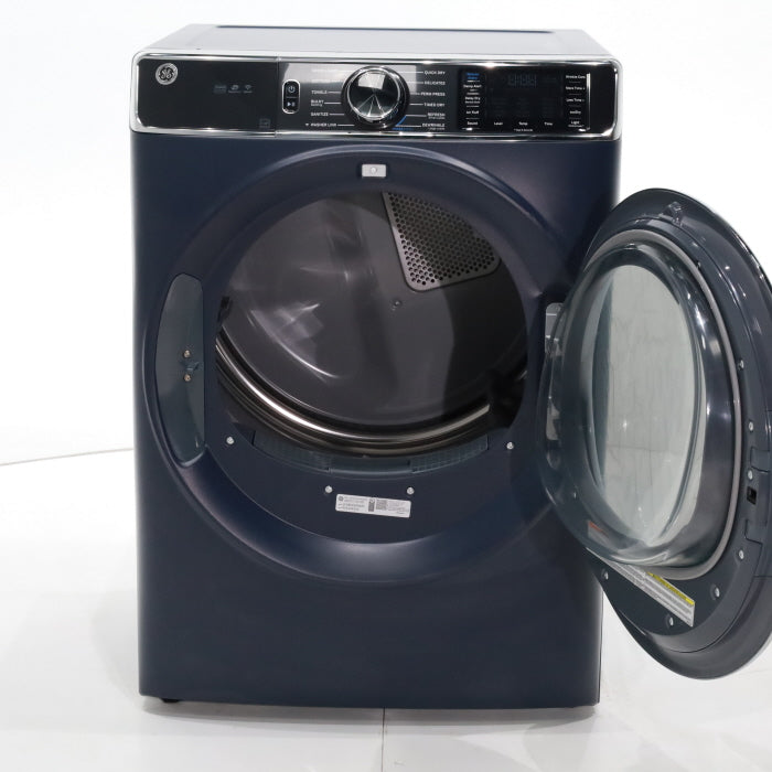 Pictures of Sapphire Blue GE 7.8 cu. ft. Smart Front Load Gas Dryer with Steam - Scratch & Dent - Minor - Neu Appliance Outlet - Discount Appliance Outlet in Austin, Tx