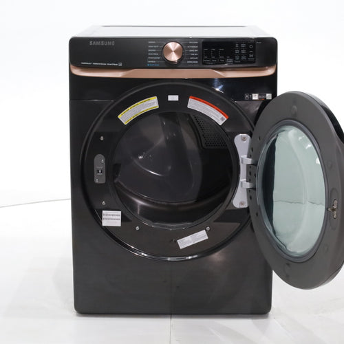 Pictures of Brushed Black ENERGY STAR Samsung 7.5 cu. ft. Frontload Electric Dryer with Steam - Scratch & Dent - Moderate - Neu Appliance Outlet - Discount Appliance Outlet in Austin, Tx