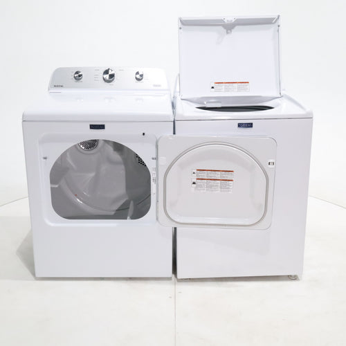 Pictures of Maytag 4.5 cu. ft. Top Load Washer with Power Agitator and 7.0 cu. ft. Electric Dryer with Reversible Door - Scratch & Dent - Minor - Neu Appliance Outlet - Discount Appliance Outlet in Austin, Tx