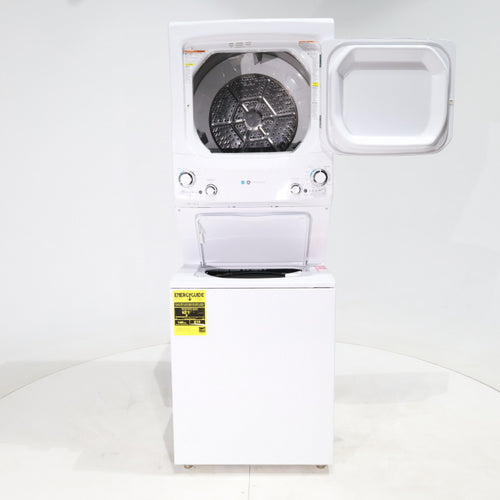 Pictures of ENERGY STAR GE 3.9 cu. ft. Laundry Center Washer with Infusor Wash Mechanism and 5.9 cu. ft. Electric Dryer with 3-Way Venting - Scratch & Dent - Major - Neu Appliance Outlet - Discount Appliance Outlet in Austin, Tx