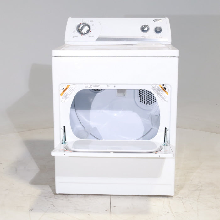 Pictures of Whirlpool White  6.5 Cu. Ft. 8-Cycle Super Capacity Electric Dryer - Certified Refurbished - Neu Appliance Outlet - Discount Appliance Outlet in Austin, Tx