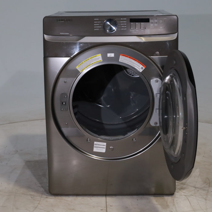 Pictures of Platinum Samsung 7.5 cu. ft. Frontload Electric Dryer with Sensor Dry - Scratch & Dent - Minor - Neu Appliance Outlet - Discount Appliance Outlet in Austin, Tx