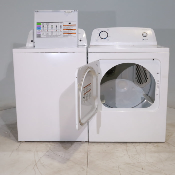 Pictures of HE Kenmore 3.3 cu ft Top Load Washer with Center Agitator and Amana 6.5 cu. ft. Electric Dryer with Automatic Cycles - Certified Refurbished - Neu Appliance Outlet - Discount Appliance Outlet in Austin, Tx