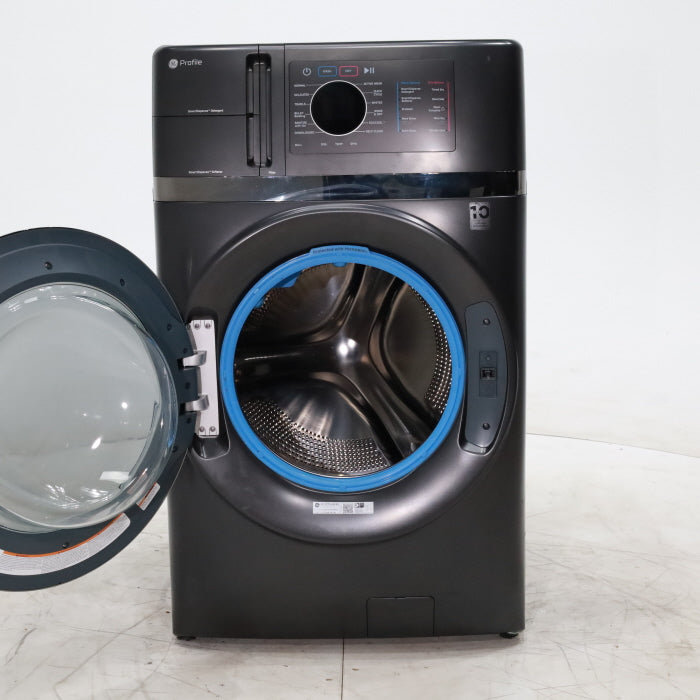 Pictures of Carbon Graphite ENERGY STAR  GE Profile 4.5 cu. ft. Capacity Front Load Combo Washing Machine and Electric Dryer with Ventless Heat Pump Technology - Scratch & Dent - Minor - Neu Appliance Outlet - Discount Appliance Outlet in Austin, Tx