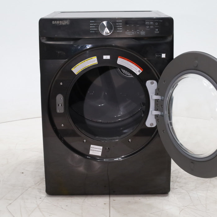 Pictures of Brushed Black Samsung 7.5 cu. ft. Frontload Electric Dryer with Sensor Dry - Scratch & Dent - Moderate - Neu Appliance Outlet - Discount Appliance Outlet in Austin, Tx