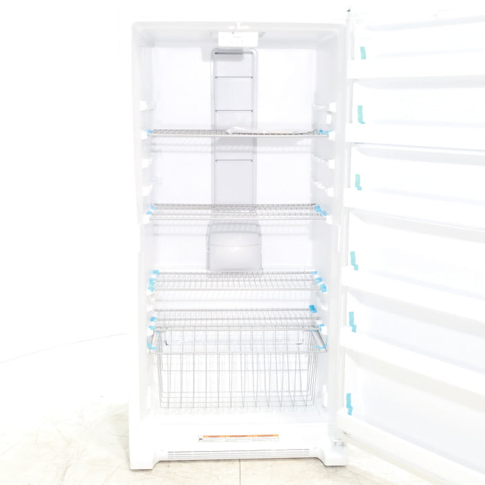 34 in. Wide White Whirlpool 19.65 cu. ft. Upright Freezer with Fast Freeze - Scratch & Dent - Minor