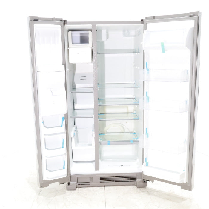 33 in. Wide Fingerprint-Resistant Stainless Steel Whirlpool 21.4 cu. ft. Side by Side Refrigerator with In Door Ice and Water Dispenser - Certified Refurbished