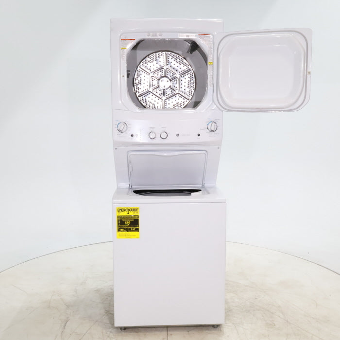 Pictures of GE 3.8 cu. ft. Laundry Center Washer and 5.9 cu. ft. Electric Dryer with Electro-Mechanical Rotary Dial Controls - Scratch & Dent - Minor - Neu Appliance Outlet - Discount Appliance Outlet in Austin, Tx