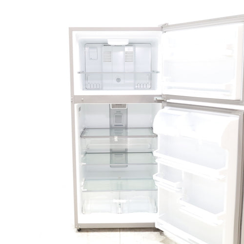 Pictures of 30" Wide Stainless Steel Maytag Top Freezer Refrigerator with Adjustable Glass Shelving - Certified Refurbished - Neu Appliance Outlet - Discount Appliance Outlet in Austin, Tx