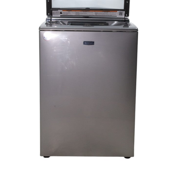 Pictures of Metallic Slate Maytag 5.3 cu. ft. Smart Capable ENERGY STAR Top Load Washing Machine with Extra Power - Open Box - Neu Appliance Outlet - Discount Appliance Outlet in Austin, Tx