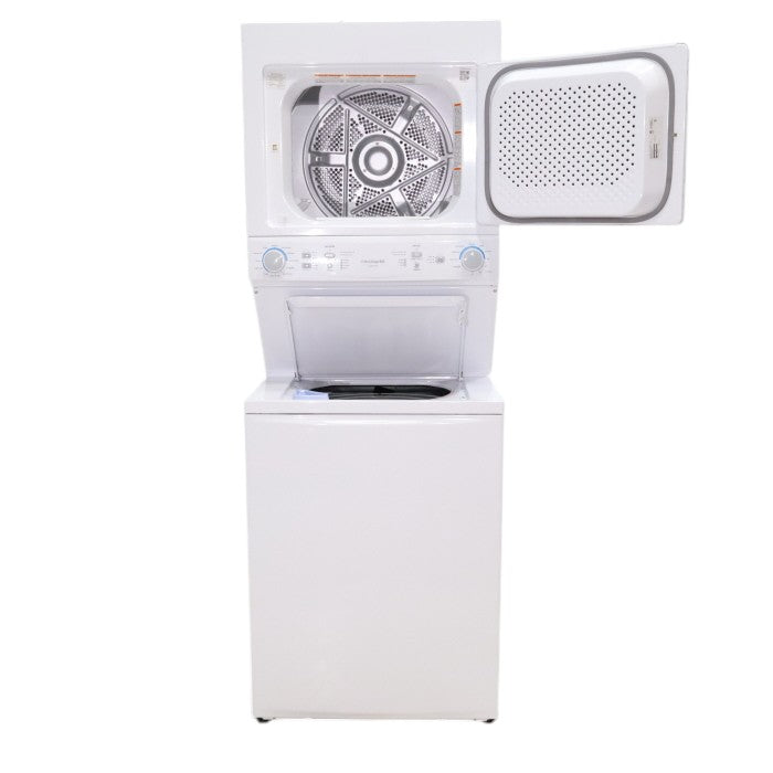 Pictures of Frigidaire Stacked Laundry Center with 3.9 cu ft Capacity Washer and 5.6 cu ft Electric Dryer with Maxfill Option- Scratch & Dent - Minor - Neu Appliance Outlet - Discount Appliance Outlet in Austin, Tx