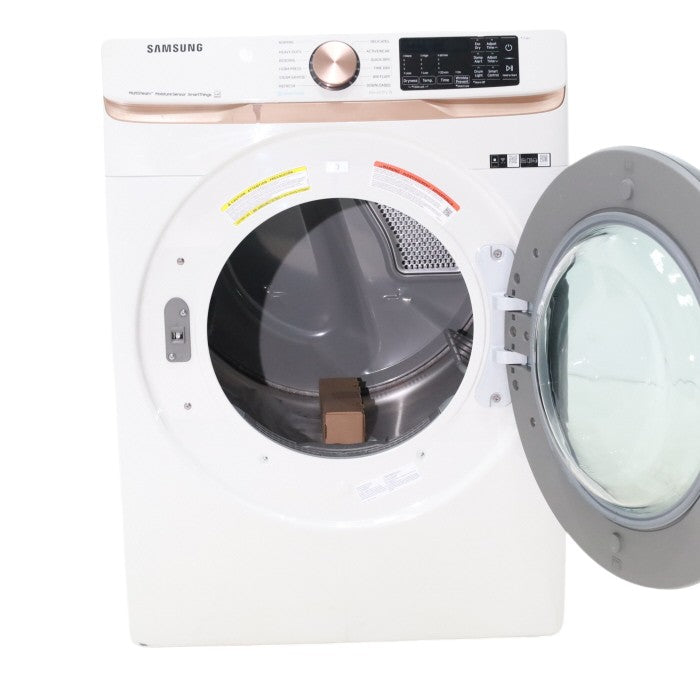 Pictures of Ivory ENERGY STAR Samsung 7.5 cu. ft. Frontload Electric Dryer with Steam - Scratch & Dent - Minor - Neu Appliance Outlet - Discount Appliance Outlet in Austin, Tx