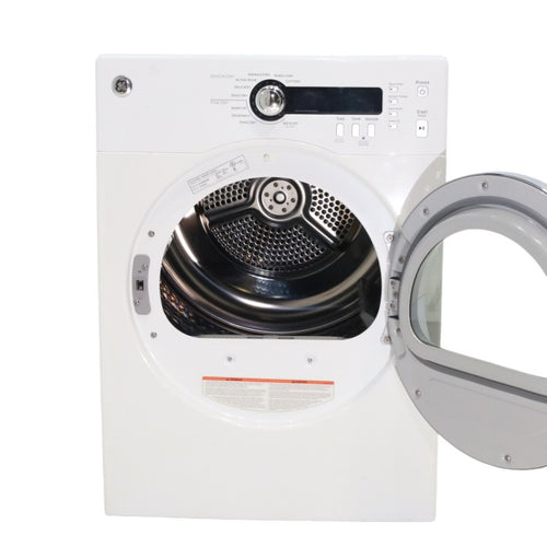 Pictures of 24" Wide Compact GE 4.0 cu.ft. Capacity Electric Dryer with Durable Stainless Steel Drum -  Certified Refurbished - Neu Appliance Outlet - Discount Appliance Outlet in Austin, Tx