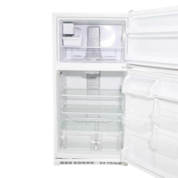 Pictures of 33" Wide Whirlpool Top Freezer 20.5 cu ft Refrigerator with Ice Maker and Frameless Glass Shelves and Flexi-Slide Bin - Certified Refurbished - Neu Appliance Outlet - Discount Appliance Outlet in Austin, Tx