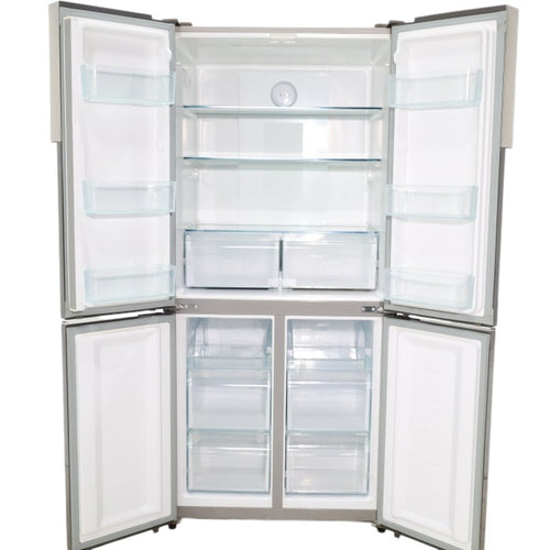 Pictures of 33" Wide Haier ENERGY STAR 16.4 Cu. Ft. Quad Door Counter Depth Refrigerator - Certified Refurbished - Neu Appliance Outlet - Discount Appliance Outlet in Austin, Tx