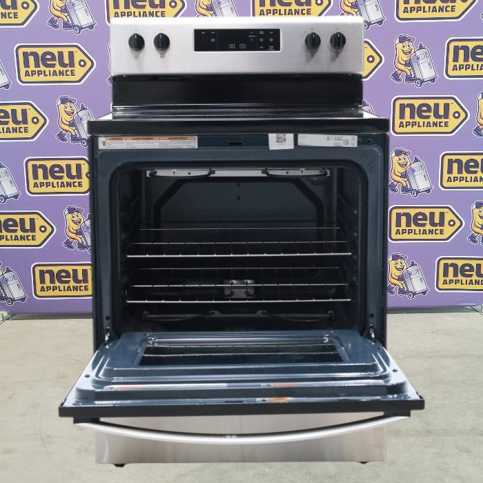 Pictures of Whirlpool Stainless Steel 5.3 cu ft Electric Range with 4 Radiant Elements and a Dual Element - Scratch & Dent - Mino - Neu Appliance Outlet - Discount Appliance Outlet in Austin, Tx