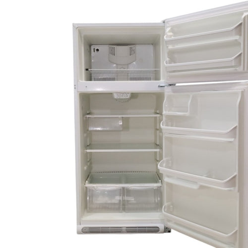 Pictures of 30' Wide White Frigidaire 18.2 cu ft Top Freezer Refrigerator with 2 Space Wise Adjustable Glass Shelves - Certified Refurbished - Neu Appliance Outlet - Discount Appliance Outlet in Austin, Tx