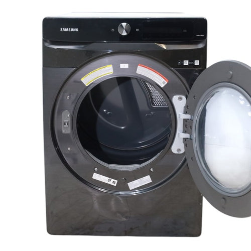 Pictures of Samsung Brushed Black 7.5 cu. ft. Smart Dial Electric Steam Dryer with Super Speed Dry - Scratch & Dent - Minor - Neu Appliance Outlet - Discount Appliance Outlet in Austin, Tx