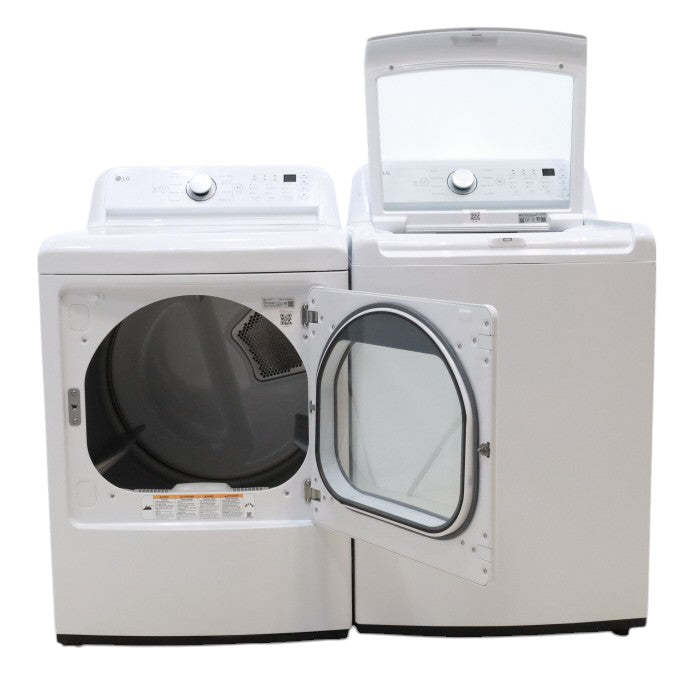Pictures of LG 5.0 cu. ft. Mega Capacity ENERGY STAR Top Load Washer with TurboDrum Technology and ENERGY STAR LG 7.3 cu. ft. Ultra Large Capacity Gas Dryer with Aluminized Alloy Steel Drum- Open Box - Neu Appliance Outlet - Discount Appliance Outlet in Austin, Tx