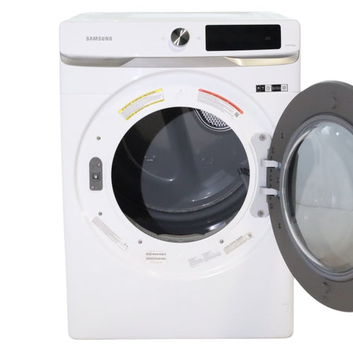 Pictures of Samsung White 7.5 cu. ft. Smart Dial Stackable Gas Dryer with Super Speed Dry - Scratch & Dent - Minor - Neu Appliance Outlet - Discount Appliance Outlet in Austin, Tx