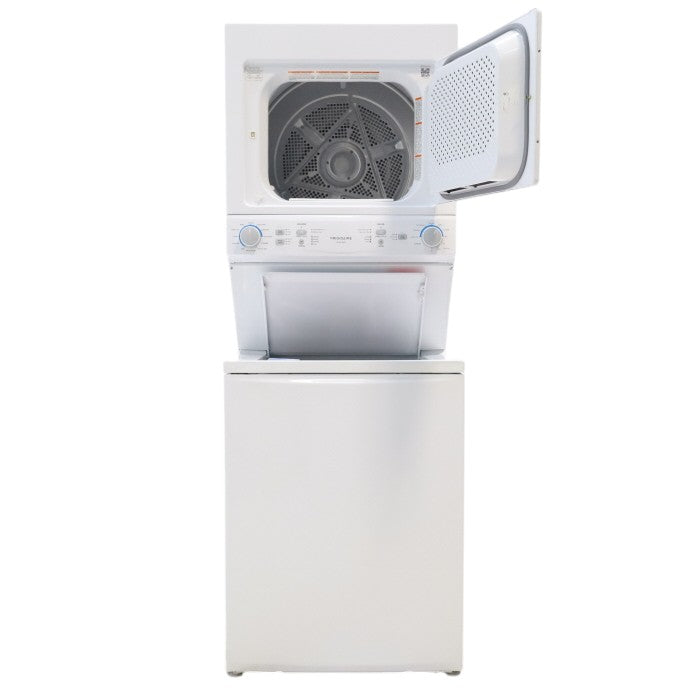 Pictures of Frigidaire Stacked Laundry Center with 3.9 cu ft Capacity Washer and 5.6 cu ft Electric Dryer with Maxfill Option- Scratch & Dent - Minor - Neu Appliance Outlet - Discount Appliance Outlet in Austin, Tx