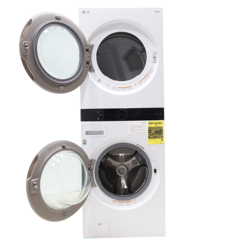 Pictures of White LG Wash Tower Single Unit Front Load with Center Control™ 4.5 cu. ft. Washer and 7.4 cu. ft. Electric Dryer - Open Box - Neu Appliance Outlet - Discount Appliance Outlet in Austin, Tx