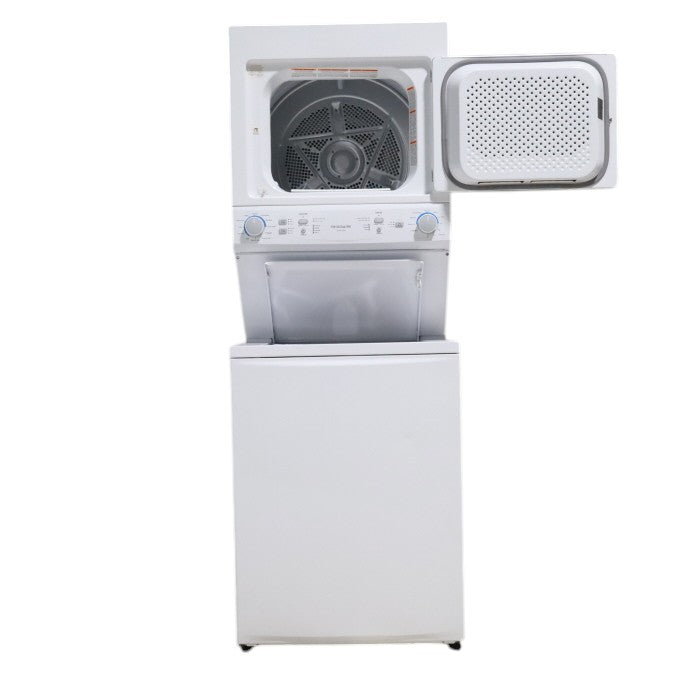 Pictures of Frigidaire Stacked Laundry Center with 3.9 cu ft Capacity Washer and 5.6 cu ft Electric Dryer with Maxfill Option- Scratch & Dent - Minor - Neu Appliance Outlet - Discount Appliance Outlet in Austin, Tx