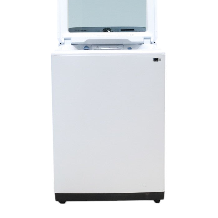 Pictures of 5.2 cu. ft. Samsung Large Capacity Smart Top Load Washer with Super Speed Wash in White (New in Box) and 7.4-cu ft Electric Dryer White - Scratch & Dent - Minor - Neu Appliance Outlet - Discount Appliance Outlet in Austin, Tx