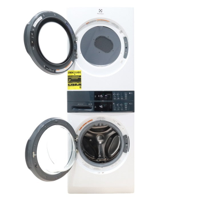 Pictures of Electrolux White 300 Series Laundry Tower Single Unit Washer & Gas Dryer with LuxCare Wash System - Scratch & Dent - Minor - Neu Appliance Outlet - Discount Appliance Outlet in Austin, Tx