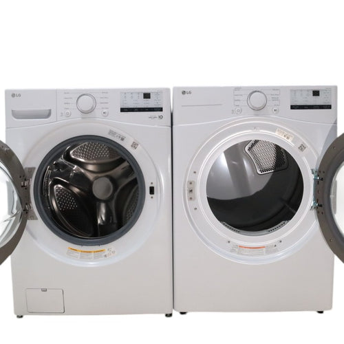 Pictures of LG 4.5 cu. ft. Ultra Large Capacity ENERGY STAR Front Load Washer in White with 6Motion™ Technology - Open Box - Neu Appliance Outlet - Discount Appliance Outlet in Austin, Tx