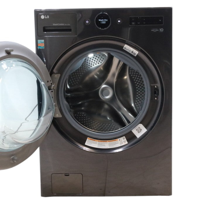 Pictures of LG Black Steel Ventless Washer/Dryer Combo LG WashCombo™ All-in-One 5.0 cu. ft. Mega Capacity with Inverter HeatPump™ Technology and Direct Drive Motor - Open Box - Neu Appliance Outlet - Discount Appliance Outlet in Austin, Tx