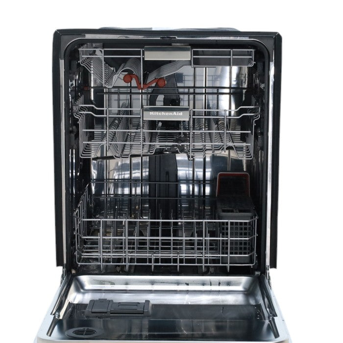 Pictures of 24 in. PrintShield Stainless Steel ENERGY STAR KitchenAid Top Control Dishwasher with FreeFlex Third Rack - Scratch & Dent - Minor - Neu Appliance Outlet - Discount Appliance Outlet in Austin, Tx