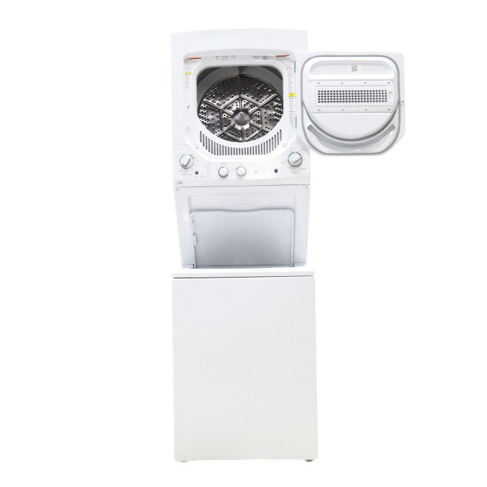 Pictures of 24 in. Wide GE Spacemaker Laundry Center with 2.3 cu. ft. Capacity Top Load Washing Machine and 4.4 cu. ft. Electric Dryer - Scratch & Dent - Minor - Neu Appliance Outlet - Discount Appliance Outlet in Austin, Tx