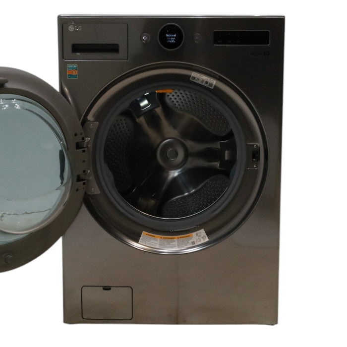 Pictures of LG Graphite Steel 4.5 cu. ft. Capacity Smart Front Load Energy Star Washer with TurboWash® 360° and AI DD® Built-In Intelligence - Scratch & Dent - Minor - Neu Appliance Outlet - Discount Appliance Outlet in Austin, Tx