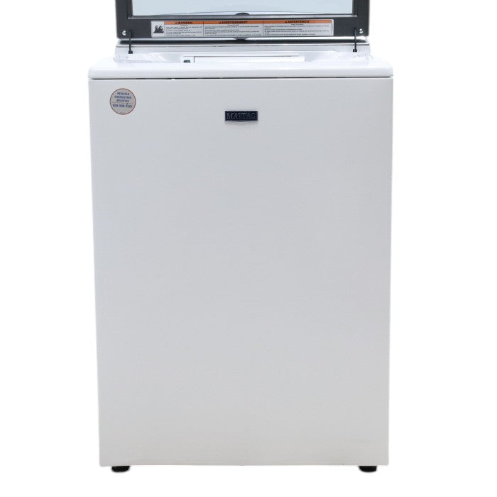 Pictures of Maytag 5.2 cu. ft. Smart Capable White ENERGY STAR Top Load Agitator Washing Machine with Extra Power - Open Box - Neu Appliance Outlet - Discount Appliance Outlet in Austin, Tx