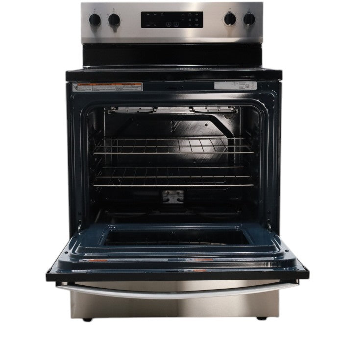 Pictures of Whirlpool 30 in. 4 Burner Element Freestanding Electric Range in Stainless Steel with Thermal - Open Box - Neu Appliance Outlet - Discount Appliance Outlet in Austin, Tx