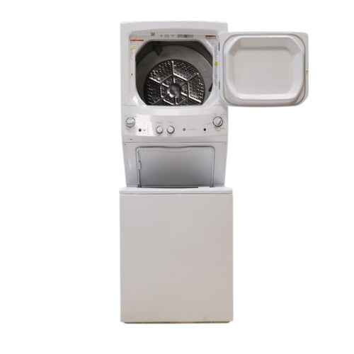 Pictures of 27" Wide GE 3.8 cu. ft. Laundry Center Washer and 5.9 cu. ft. Electric Dryer with Electro-Mechanical Rotary Dial Controls - Certified Refurbished - Neu Appliance Outlet - Discount Appliance Outlet in Austin, Tx