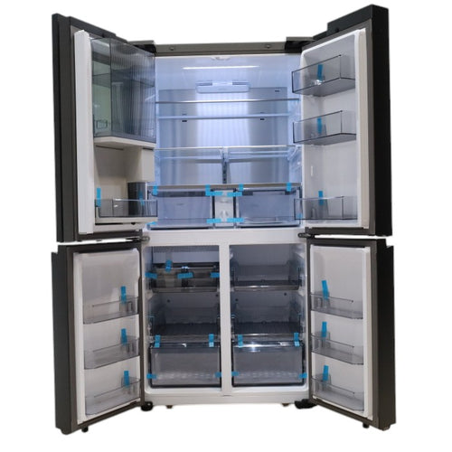 Pictures of Bespoke 29 cu. ft. 4-Door Flex™ Refrigerator with Beverage Zone™ & Auto Open Door in Stainless Steel - Scratch & Dent - Minor - Neu Appliance Outlet - Discount Appliance Outlet in Austin, Tx