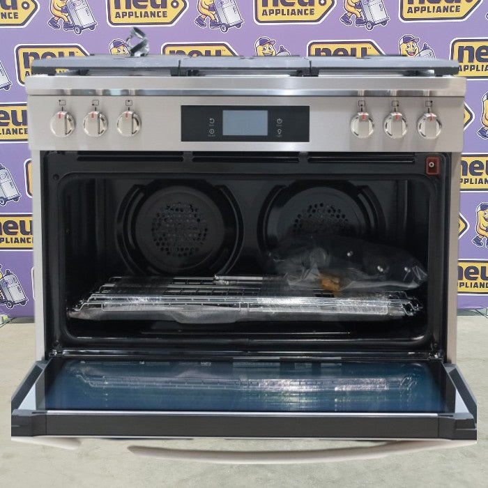 Pictures of Frigidaire Gallery Stainless Steel 36" Gas Range with Quick Preheat + Air Fry GCFG3661AF - Scratch & Dent - Minor - Neu Appliance Outlet - Discount Appliance Outlet in Austin, Tx